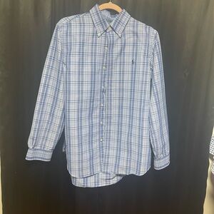 Polo Ralph Lauren Blue Plaid Casual Shirt